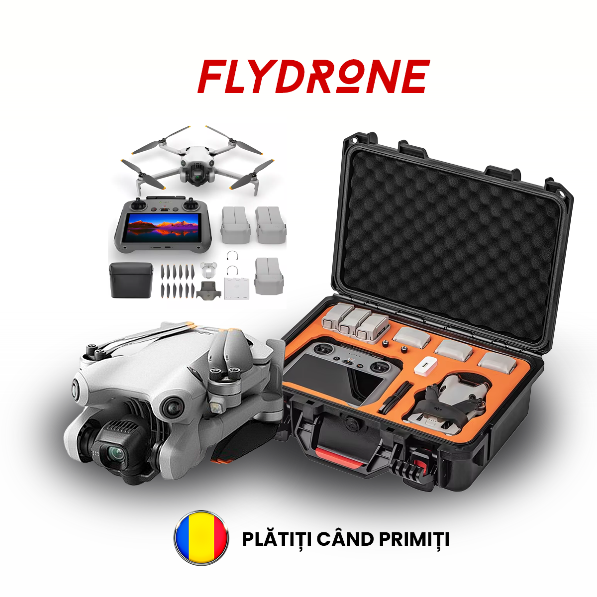 FlyDrone™ 4K HD + Cadou special surpriză gratuit (PROMOȚIE DOAR ASTĂZI)🎁